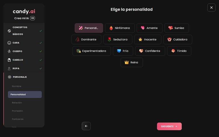 Creador de Candy AI, personalidad y voz