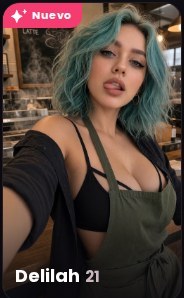 Personaje de Candy AI Delilah, 21, realista