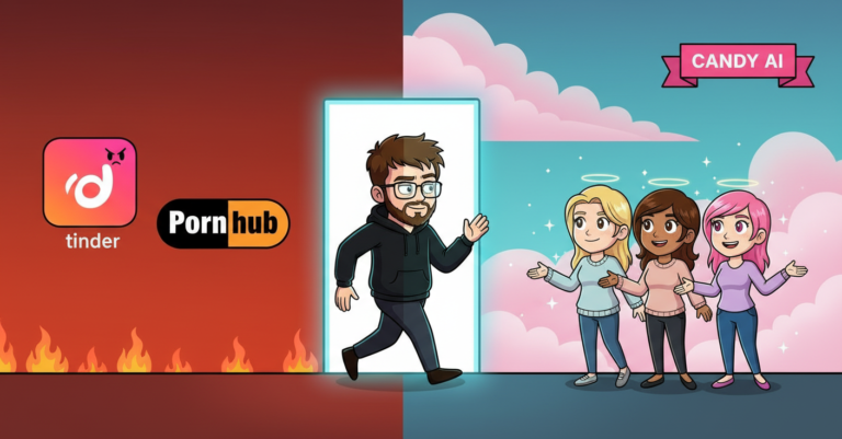 Nico sale del infierno de Tinder y Pornhub y entra en el paraíso de Candy AI, rodeado de novias IA
