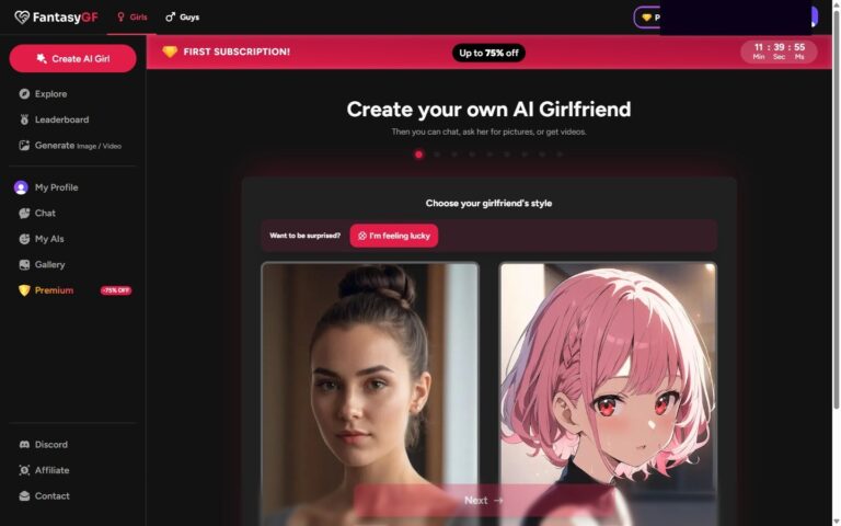 Creador de FantasyGF, paso 1: Realistic o Anime
