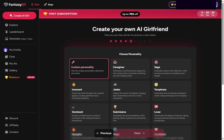 Creador de FantasyGF, paso 4: cuerpo, pecho y culo