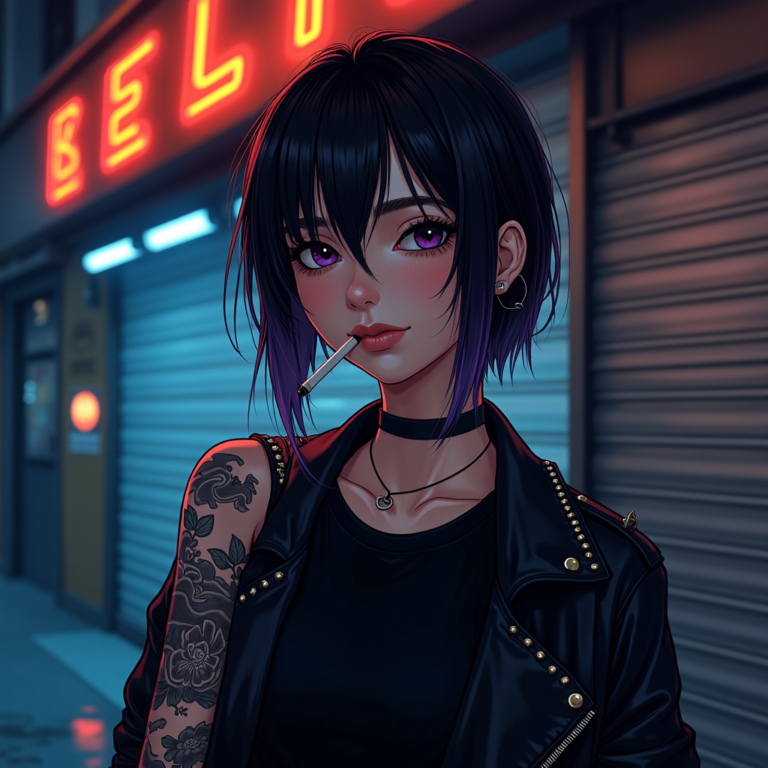 El retrato de Tomoko generado con fal.ai flux